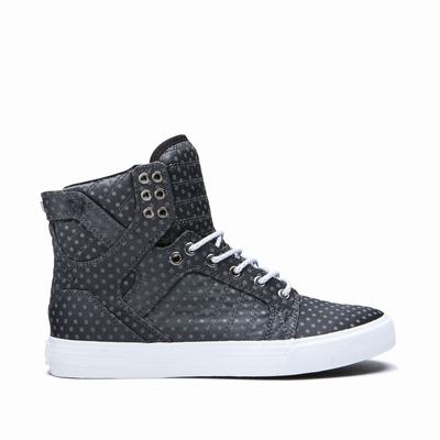 Supra SKYTOP - Naisten Matalavartiset Tennarit - Mustat